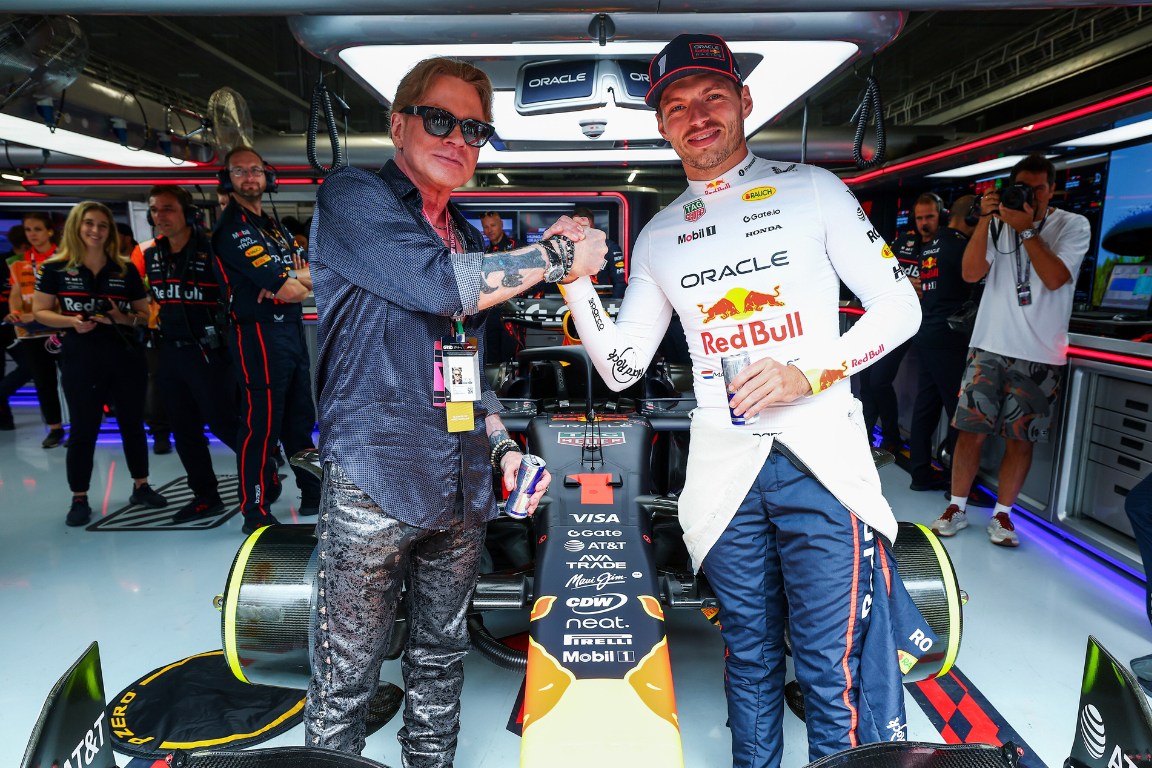 Axl Rose gościł w padoku podczas Grand Prix Węgier